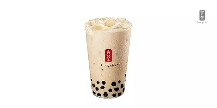Gong Cha Black Milk Tea + Pearls L