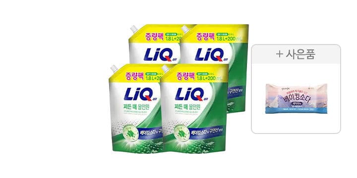 리큐 베이킹X구연산 찌든 때 올인원 1.8L