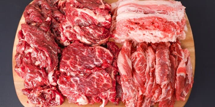 대용량 소고기 모듬세트 1kg