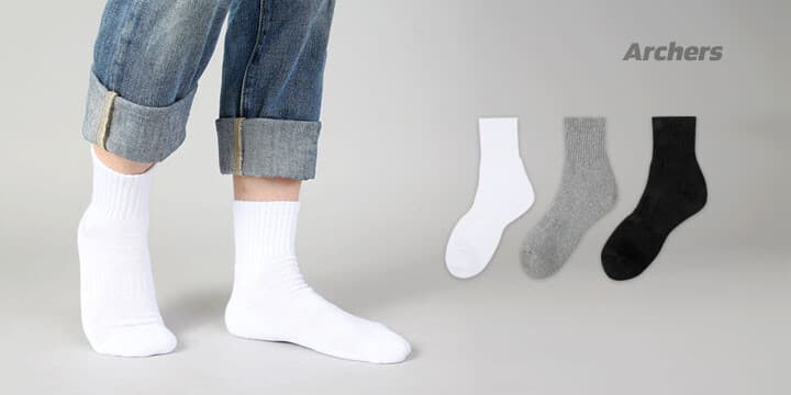 Moisture-Wicking Thick Mid-Calf Running Socks, Unisex