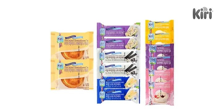 Kiri Realstick Cake Blueberry 30g x8