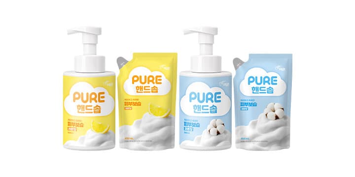 Pigeon Pure Hand Soap Container + Refill Set (2pc)