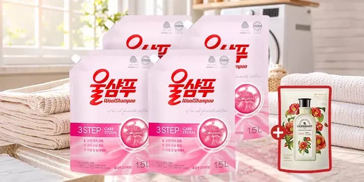 Ulsyampu Neutral Detergent Original 1.5L x 4