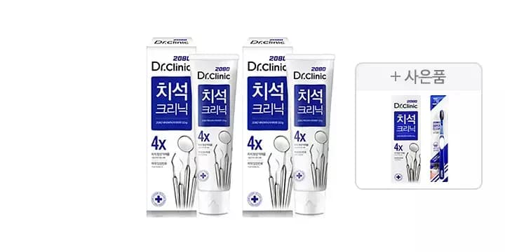 2080 Dakteo Keullinik Toothpaste 140g x 10 + 2 Gift Types