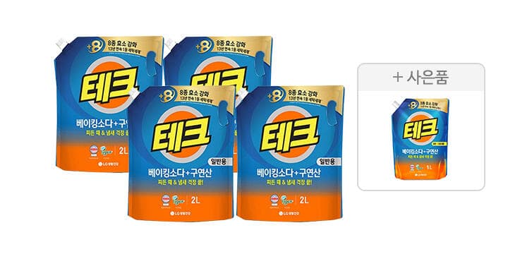 테크 베이킹+구연산 2L 4개