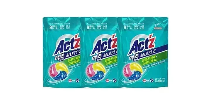 Axe Capsule Detergent 3X Indoor Drying Deep Clean 26EA x 3