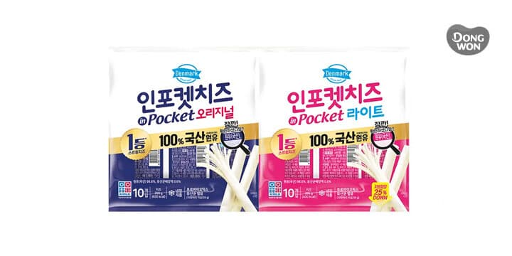 동원 인포켓치즈 오리지널/라이트 30개