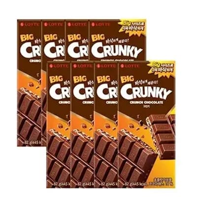 Lotte Wellfood Big Crunchy 82g x 8 pack