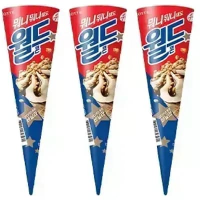 Lotte Wellfood World Cone, Tiko & Seolleim Ice Cream Set