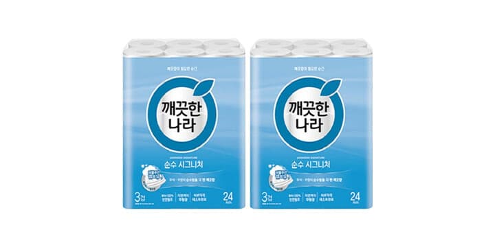 깨끗한나라 순수 시그니처 48롤
