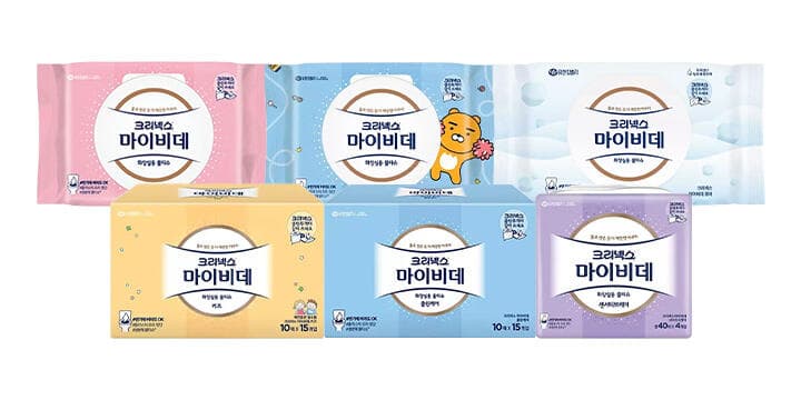크리넥스 마이비데 밸런스케어 40매 9입