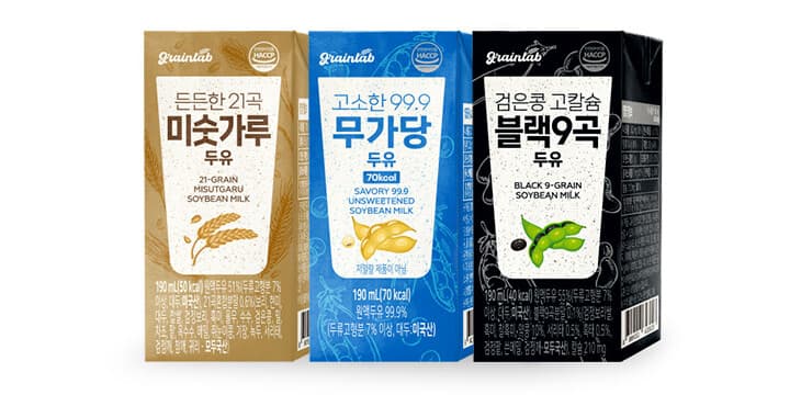 그레인랩 블랙9곡두유 190ml 40개입