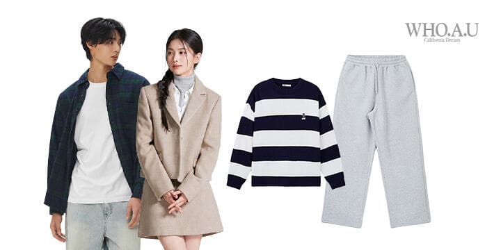 스파오 가을세일 맨투맨/가디건/팬츠