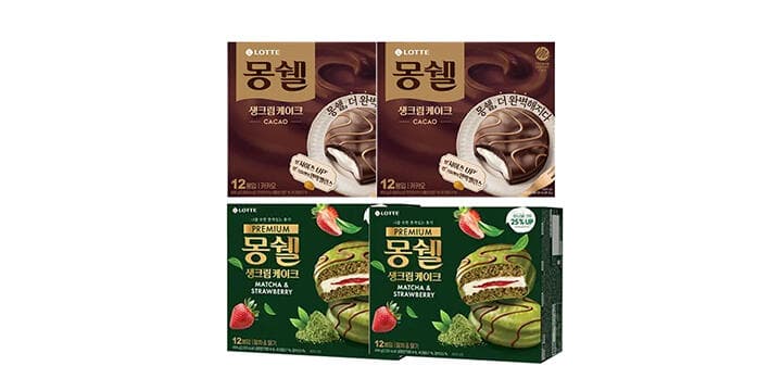 롯데웰푸드 몽쉘 케이크 444g