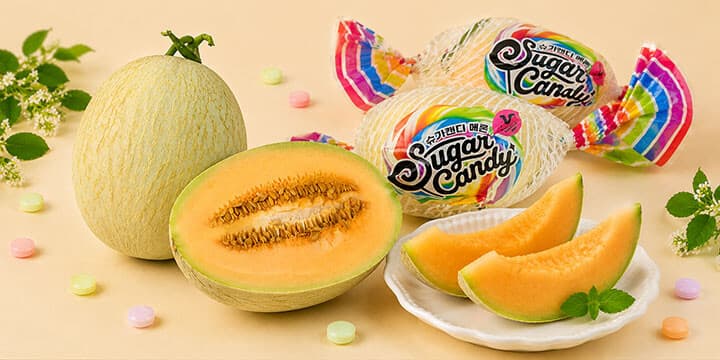 슈가캔디 메론 1kg-1.2kg
