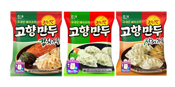 해태 고향만두 820g 3개