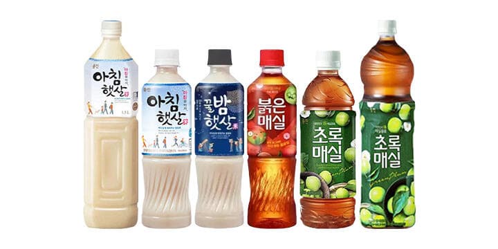 웅진 꿀밤햇살/붉은매실 500ml