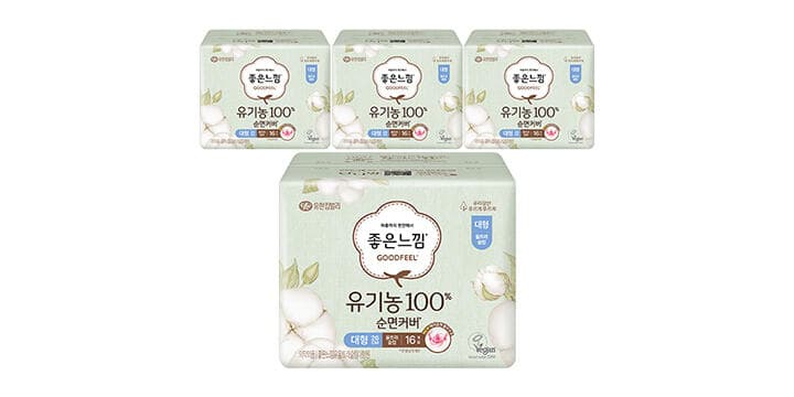 좋은느낌 유기농 순면커버 울트라슬림 대형