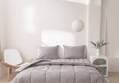 Luave Allergy Care Hotel Duvet, Light Gray, SS