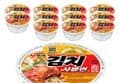농심 김치사발면 86g