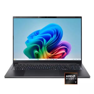 Acer Swift Go 16 WUXGA Touch Laptop, Ryzen AI 7 445