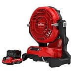 CRAFTSMAN 7.5-in Outdoor Misting Personal Fan, Battery Powered
