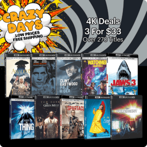 4K UHD Movies 3장 $33