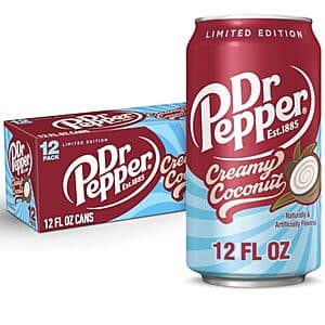 Dr Pepper Creamy Coconut 24캔