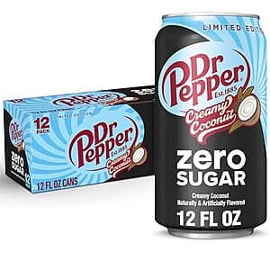 Dr Pepper Zero Sugar 12oz