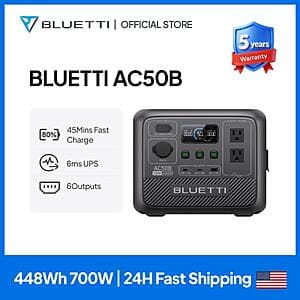 BLUETTI AC50B 448Wh