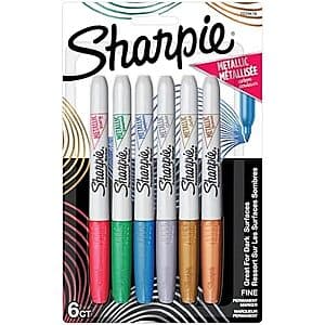 Sharpie 메탈릭 펜 6개