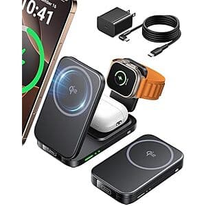 INIU SnapGo 3-in-1 Qi2 Charger