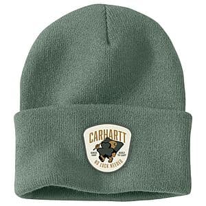 Carhartt Knit Shamrock Patch Beanie