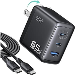INIU 65W 3-Port Charger Block