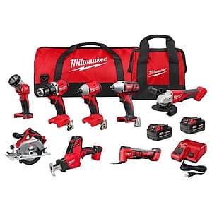Milwaukee M18 8-Tool Combo