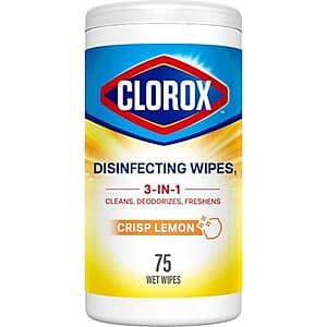 Clorox Disinfecting Wipes 75-ct