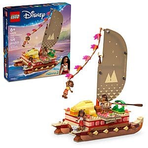 LEGO 모아나의 모험 카누 529피스