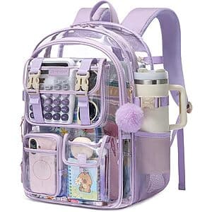 Lovevook Clear PVC 백팩 24L