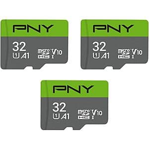 PNY 32GB microSDHC 3-Pack