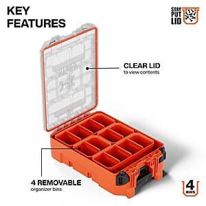 Klein Tools MODbox 하프위드 탈 스택형 공구 보관함 $30