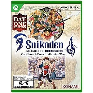 Suikoden I & II HD 리마스터 (Xbox Series X) $23