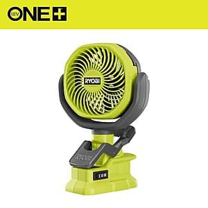 Ryobi ONE+ 18V 클램프 팬 $19.95
