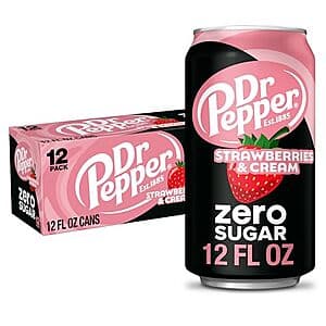 Dr Pepper 제로슈가 스트로베리크림 12oz