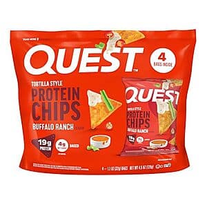 Quest 퀘소 프로틴 칩 버熥 ranch 4팩