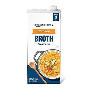 Amazon Fresh Broth 32oz 4개