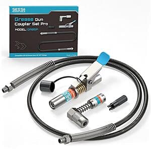 Prime Seesii 그리스건 액세서리 키트 프로 12k PSI 퀵릴리즈 커플러 포함 외 $13.75 + 무료 배송