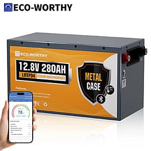 ECO-WORTHY 3584Wh 12V 280Ah