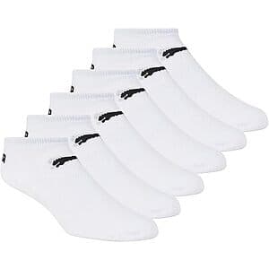 PUMA 로고 러너 양말 6-Pack