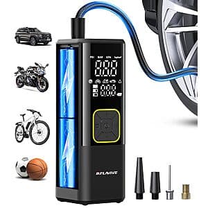InflaVive 150 PSI Cordless Portable Tire Inflator