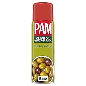 Pam 논스틱 쿠킹 스프레이 (엑스트라 버진 올리브 오일) 5oz — S&S 적용 시 $2.25
